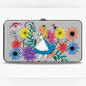 Buckle Down Women's Hard Case Wallet Alice in Wonderland 7" x 4"